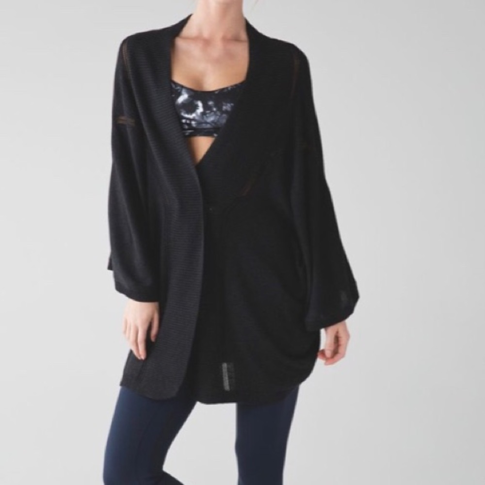 {Lululemon} Breeze Easy Wrap Oversized Cardigan